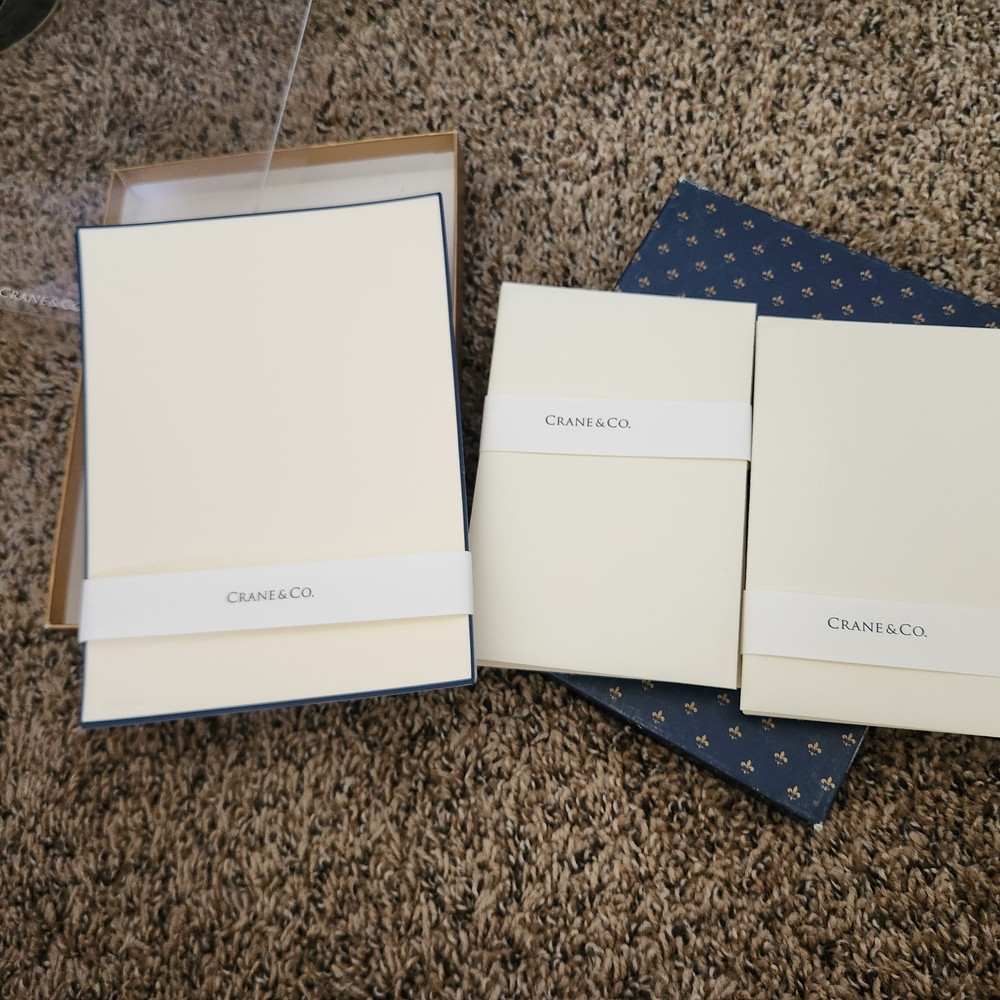 Crane & Co. Cream Stationery Set